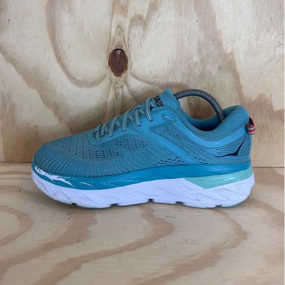 Hoka One One - Bondi 7 - Running Shoes - Blue - Women's - 9.5 - 1110519 AEBL